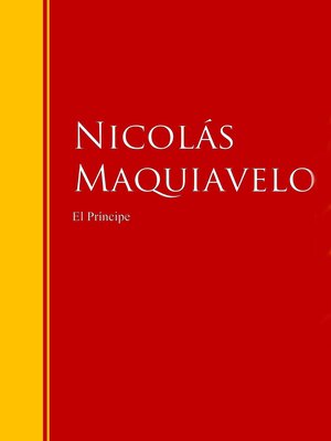 cover image of El Príncipe